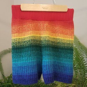 🌈 Rainbow Cashmere Bike Shorts 🍑